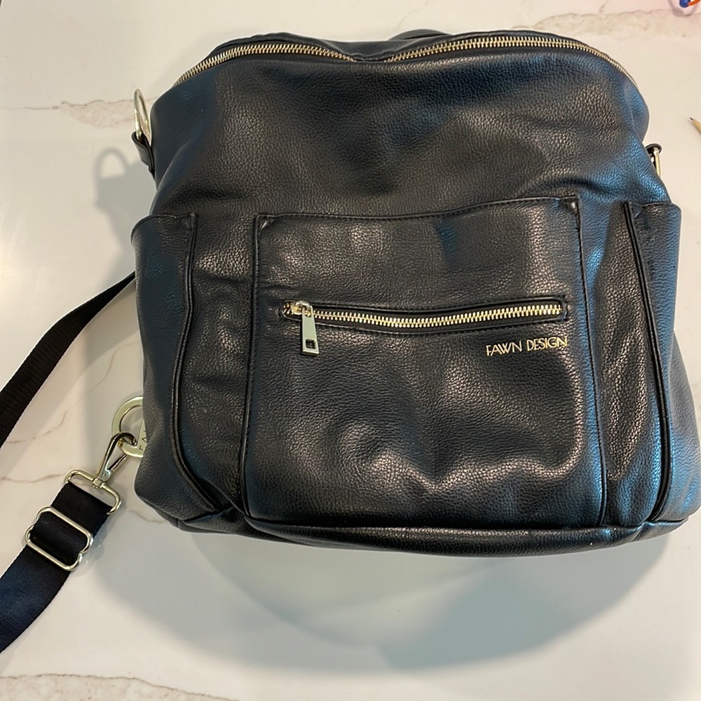 Fawn Design Original Diaper bag- Black